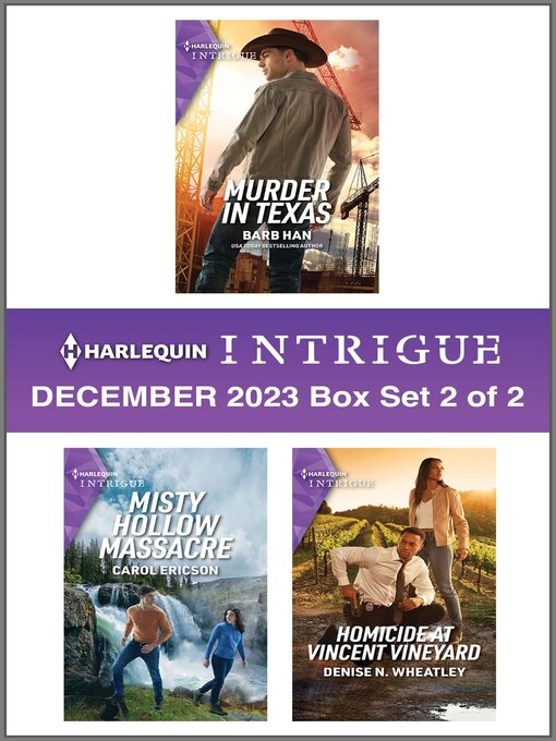 Title details for Harlequin Intrigue December 2023--Box Set 2 of 2 by Barb Han - Available